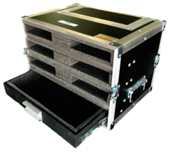 Case Rack 6 bases microfone + gaveta - comprar online