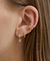 TINY HOOPS DAHLIA YELLOW ORO - Gallery Gang