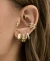 MINI HOOPS EBONY ORO - Gallery Gang
