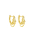 MINI HOOPS EBONY ORO - comprar online