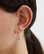 TINY HOOPS COSTA BLUE ORO - Gallery Gang