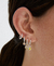 TINY HOOPS HANNAH PLATA - comprar online
