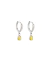 TINY HOOPS LEIA PLATA - comprar online