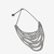 Collar Liana plata - tienda online