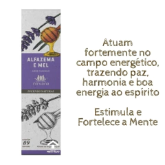 Incenso Natural Nirvana Alfazema e Mel