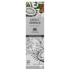 Incenso Natural Nirvana Coco com Sândalo