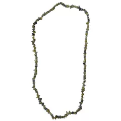 Colar Fio De Pedra Serpentinita 02F