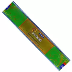 Incenso Indiano Satya Natural Patchouli Gold CX.12 Varetas 15g