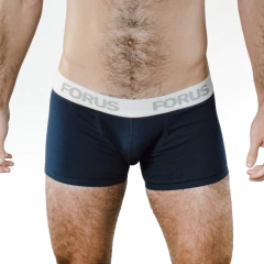 Boxer Forus Origen algodón azul-blanco - FORUS MENSWEAR