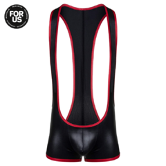 Body Singlet Gruff Pup Impulse Black (full ass) - comprar online