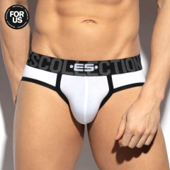 Slip ES Collection White Cotton UN2122 Negro