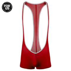 Body Singlet Gruff Pup Reveal Red (full ass) - comprar online