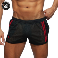 Short Addicted Fetish Pocket Rocky ADF125 Negro / Rojo
