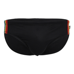 Sunga Andrew Christian Luxe Mesh Pride Bikini 7991 - FORUS MENSWEAR