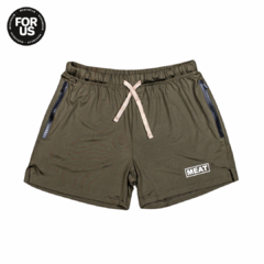 Short MEAT Squatting Retro Juniper Green - comprar online