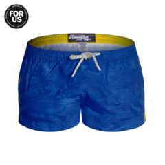 Short Aussiebum Zoom Blue Yellow 5345