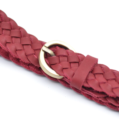 Cinturón Trenza Bordo