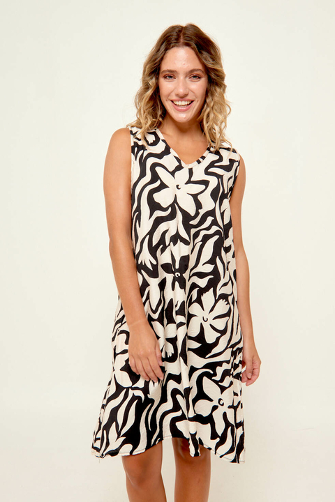 Vestido MABY ESTAMPADO - comprar online