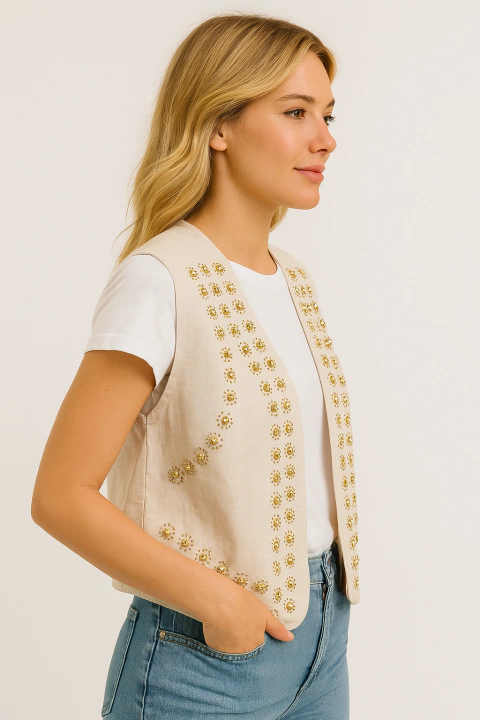 Chaleco Tachas VTK 70101 - comprar online