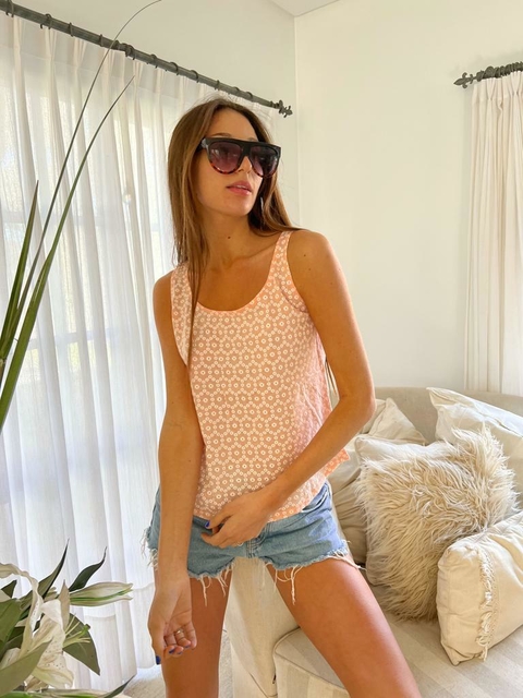 Musculosa Con Transparencia MiniFlores - comprar online