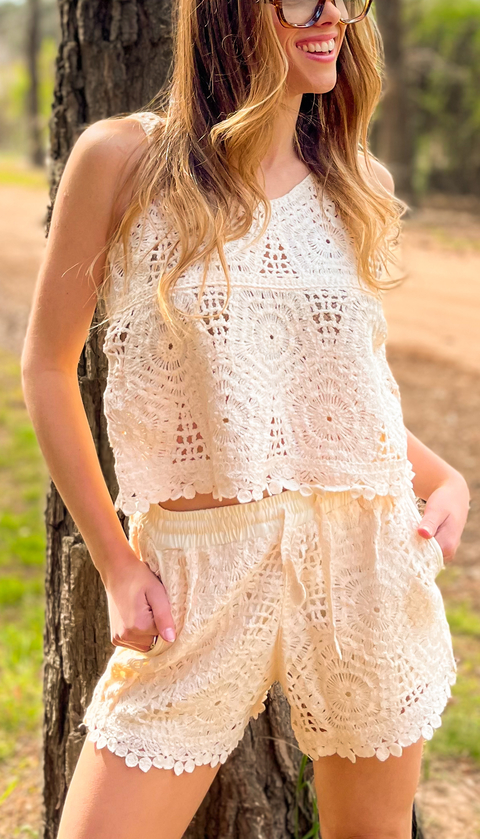 Top Crochet Liso vt389