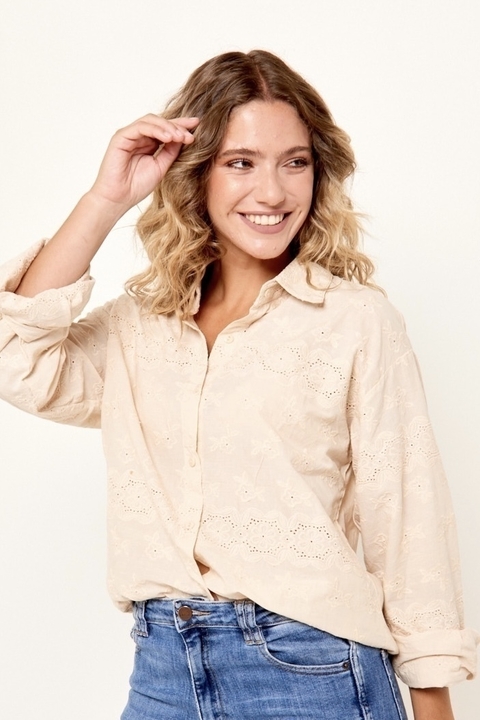 Camisa Broderie MALKA VTK 4102 - comprar online