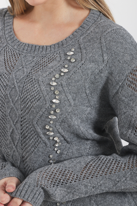 Sweater Con Piedras VTL664