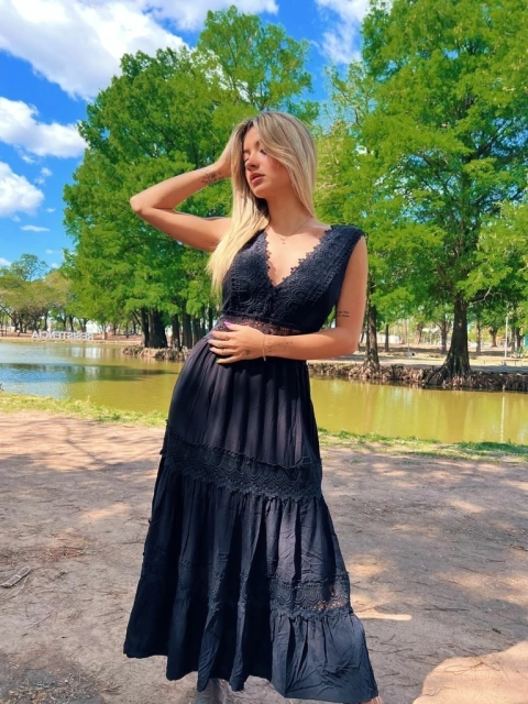 Vestido Bordado MURCIA vtk155 - comprar online