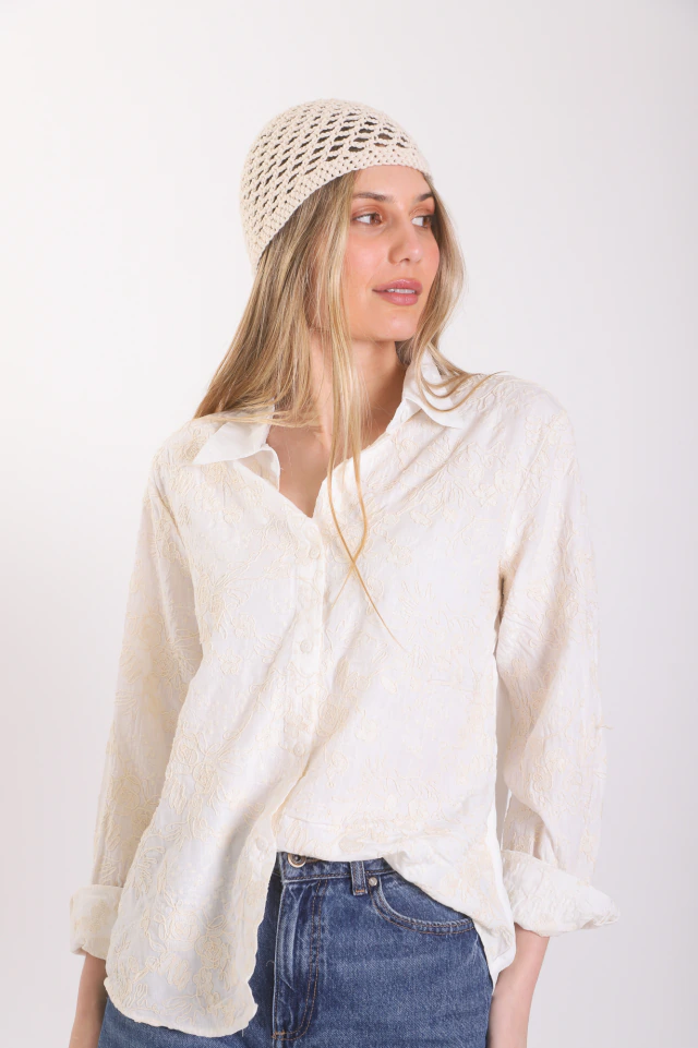 Camisa Bordada MEGIN - 70245 — imagen 6