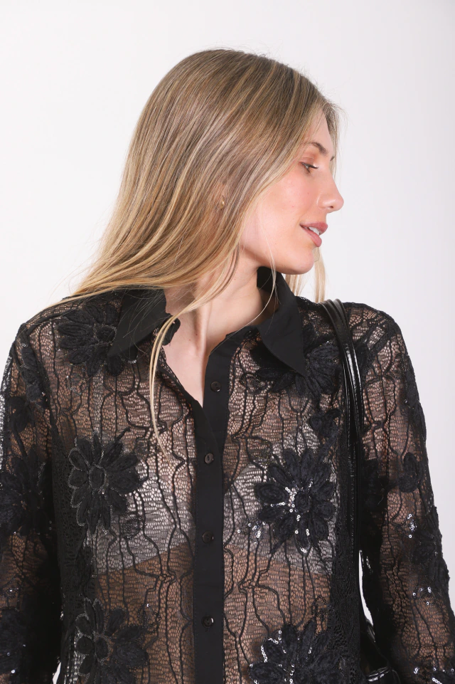 Camisa Encaje Flores TUSCAL - 70283 — imagen 11