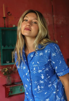 PIJAMA BAHIA 1/2 TEMPORADA - Blanco - (copia) on internet