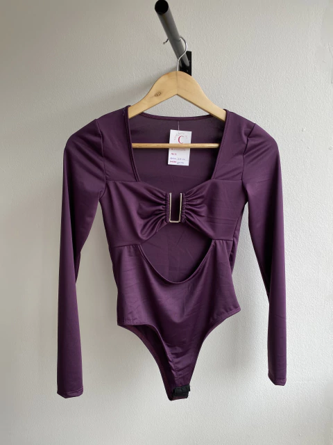 Body de lycra con detalle VIOLET