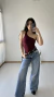 Jean wide leg SALSA (azul) - comprar online