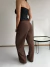 Pantalon sastrero chocolate (3 talles) en internet
