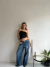 Jean rigido wide tiro medio SALSA - comprar online