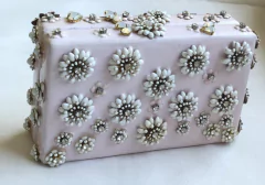 Clutch Rose Bologna - Blancheclutches