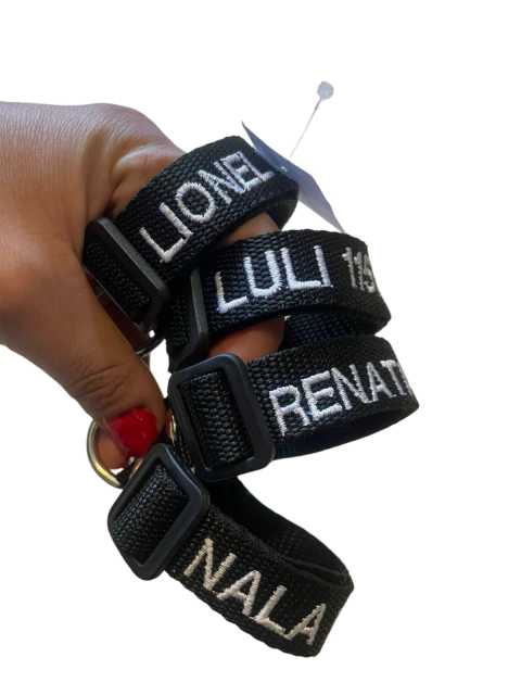 Collar de Identificación para perritos y gatos – Personalizable con Nombre y Teléfono