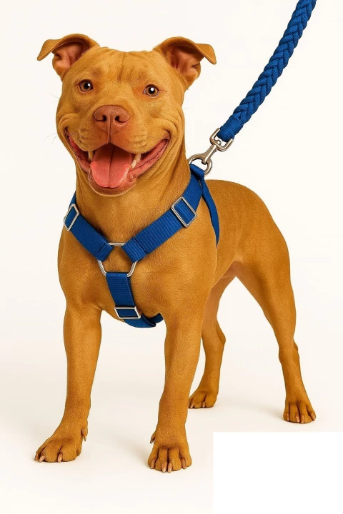 Correa con Pechera para Pitbull – Control y Seguridad