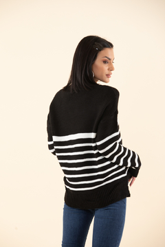 Sweater botones hombro - tienda online