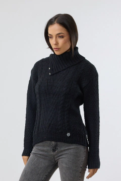 Sweater cuello alto - tienda online