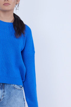 Sweater Oversize liso - comprar online