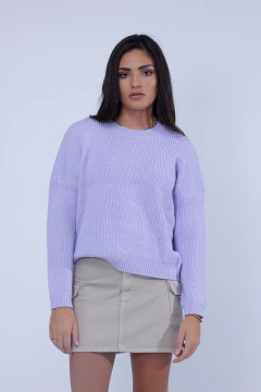 Sweater Oversize liso - tienda online