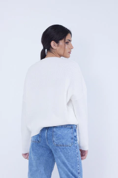 Sweater Oversize liso - scombro