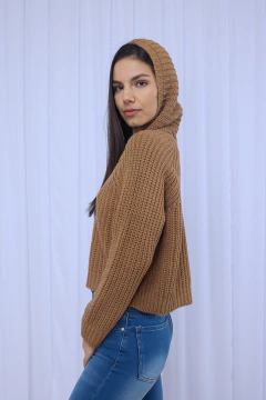 Sweater grueso con capucha - comprar online