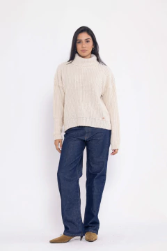 Sweater clasico con cuello en internet