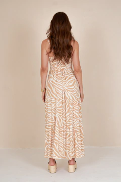 Vestido largo cebra | ULTIMOS TALLES - scombro