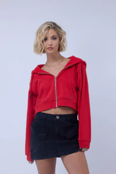 Campera de algodon frisa lisa - comprar online