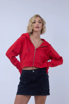 Campera de algodon frisa lisa - scombro
