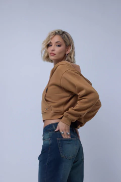 Campera de algodon frisa lisa - scombro