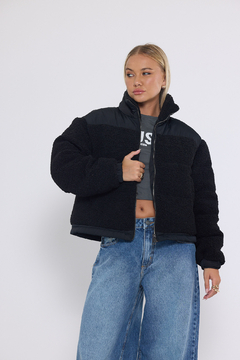 Campera puffer teddy